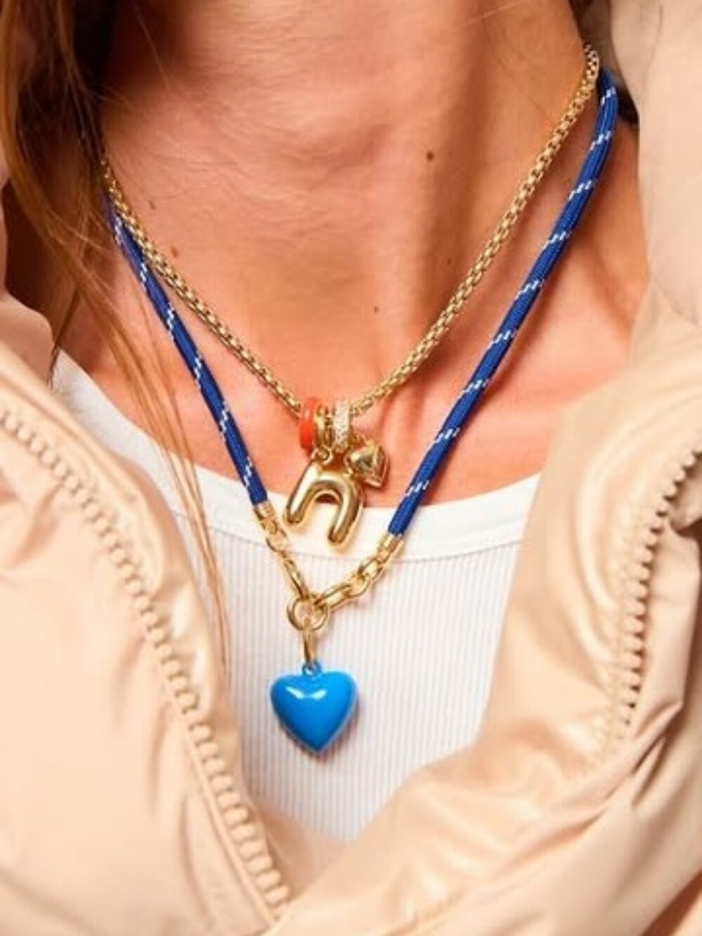 Roxanne Assoulin The Happy Cord Charm Necklace